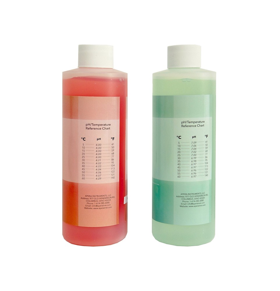 Apera Instruments AI1113 pH Calibration Buffer Solution Kit (7.00, 4.00), 8 o...