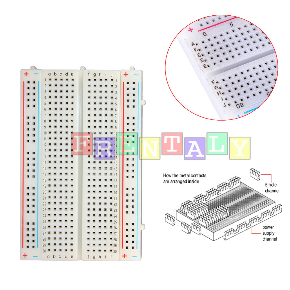 4X Mini 400 Points Prototype PCB Solderless Breadboard Protoboard