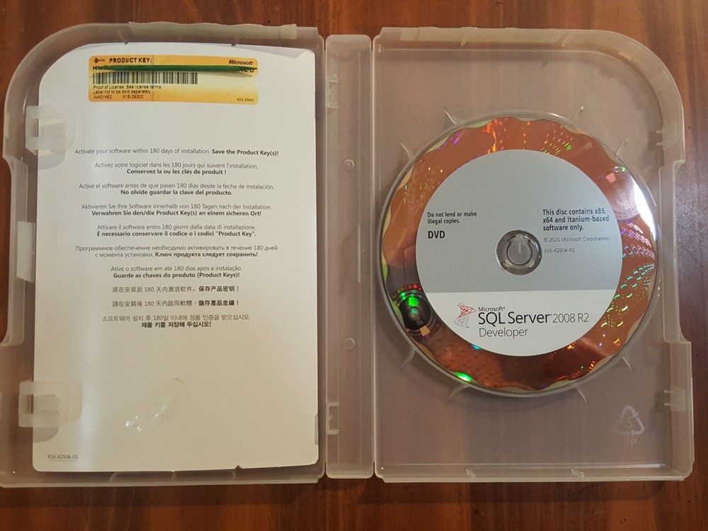 Microsoft SQL Server 2008 R2 Developer RETAIL