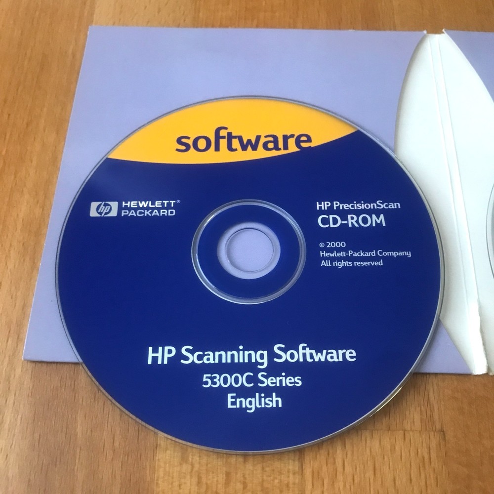 HP DeskJet 952C Printer Software Installation CD + HP Scanning Software 5300C CD