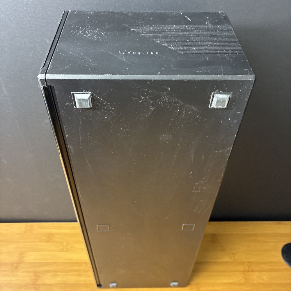 Laserline 24 CD Storage Case Compact Disc Lock & Eject Drop Down Door Black