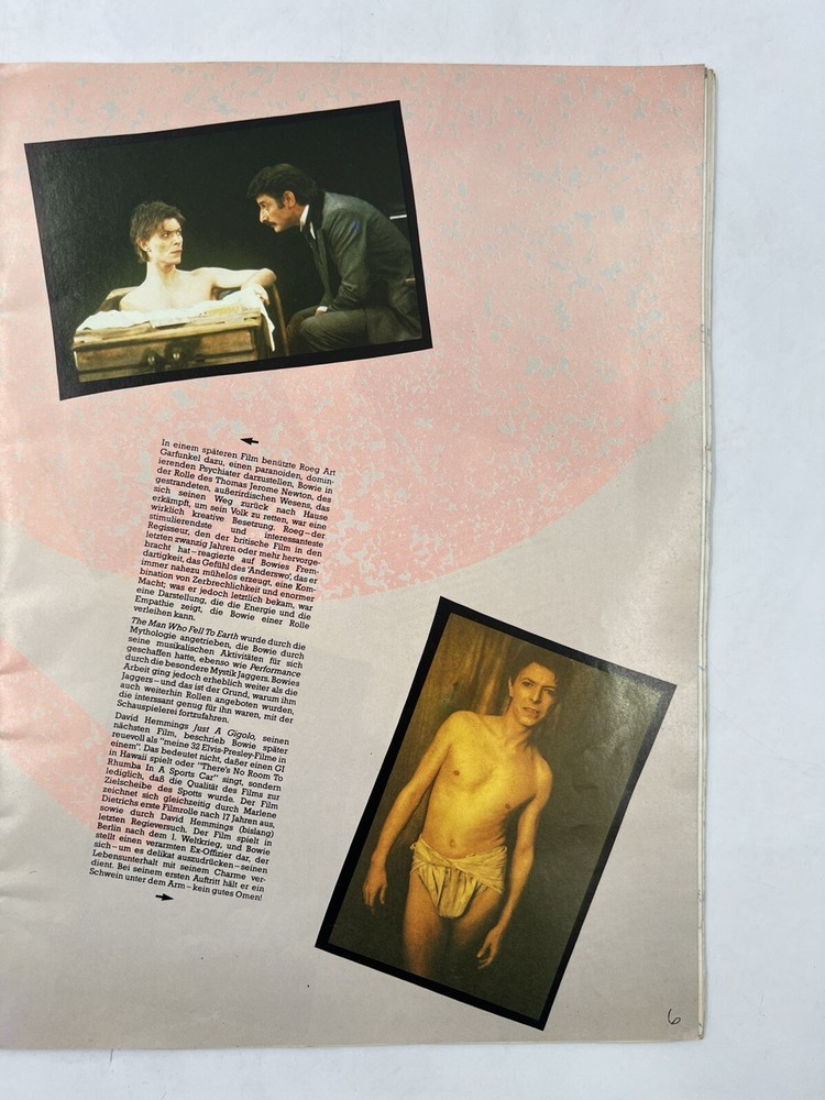 1983 DAVID BOWIE SERIOUS MOONLIGHT TOUR PROGRAMME