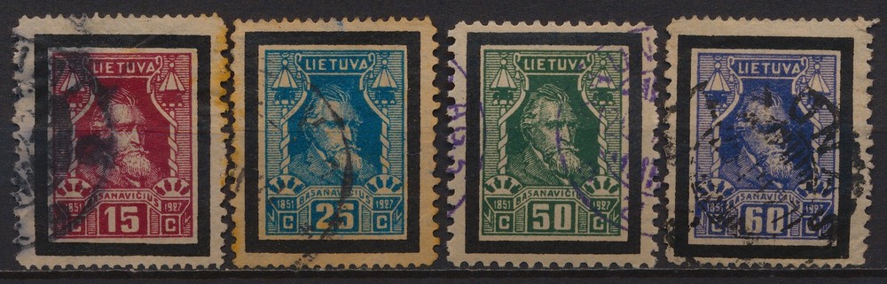 Lithuania 1927 Jonas Basanavicius Memorial issue VGU