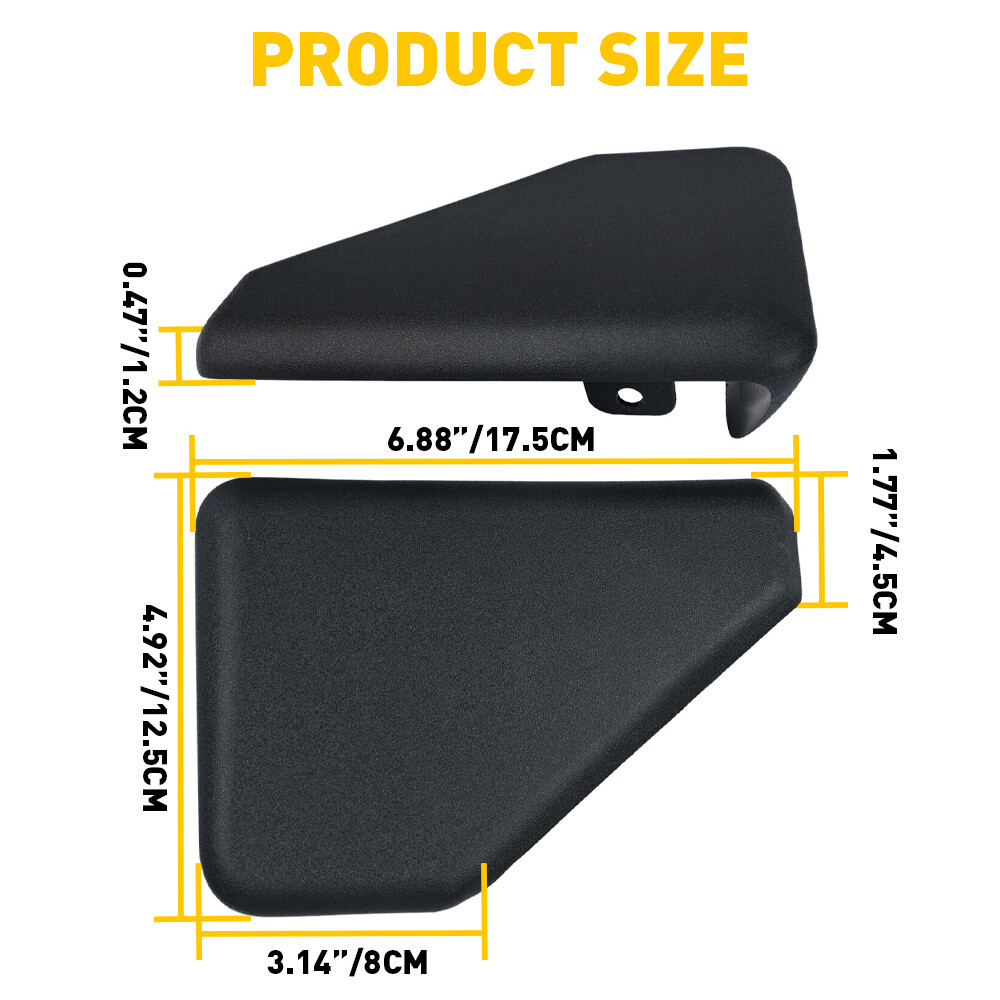 For 2015-2022 Ford F150 running board REAR cap end RIGHT Passenger side step New