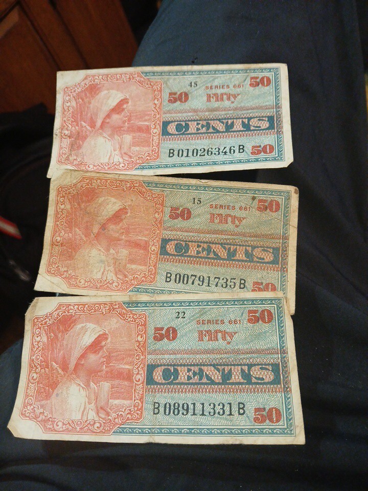 military banknote