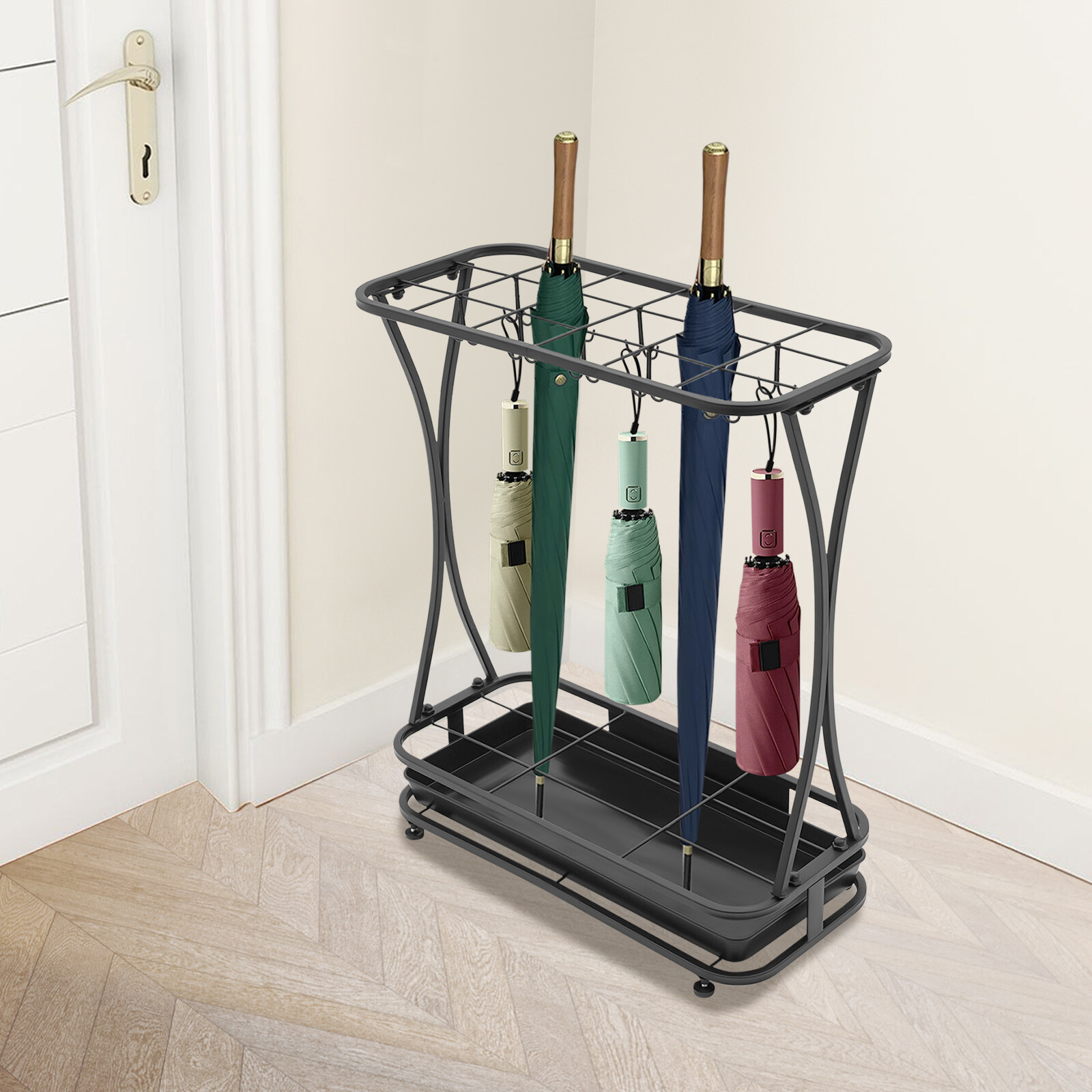 Umbrella Holder Stand Umbrella Rack Organizer Free Standing Umbrella Organizer