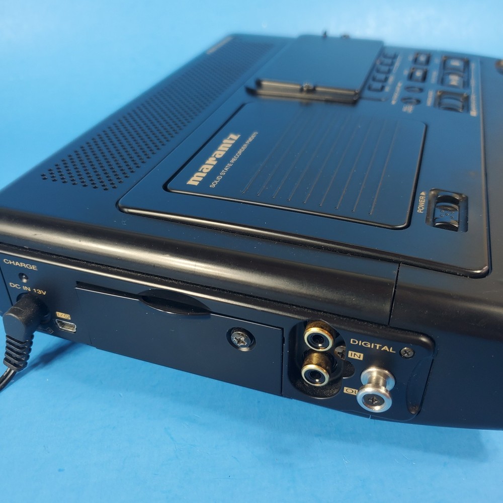 Marantz Solid State Recorder PMD670 U1B Power Cord play/pause Control Flash Card