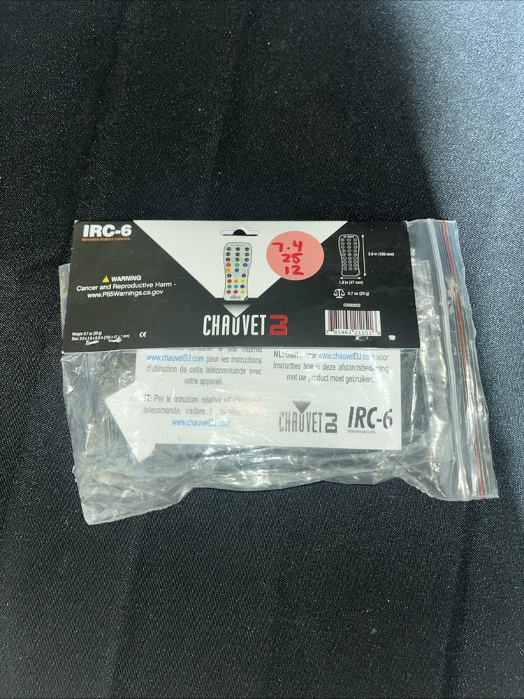 Chauvet DJ IRC-6 Infrared Remote Controller