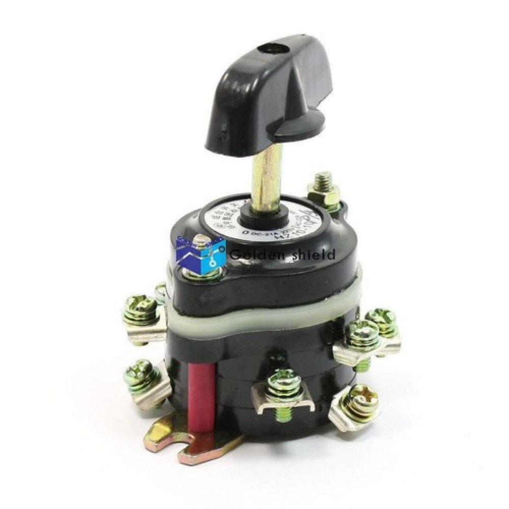 3 Position Latching 9 Terminals Changeover Combination Switch 220V/DC 21A