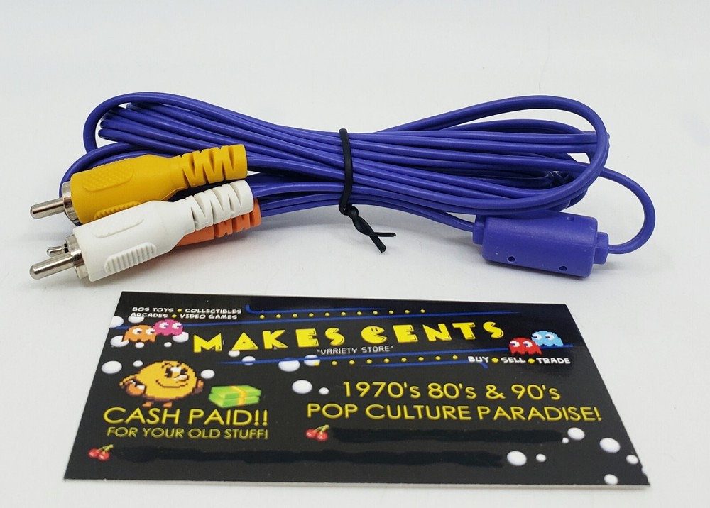 V-Tech V.Smile Tablet Educational Video Game Audio/Video Cable Replacement OEM