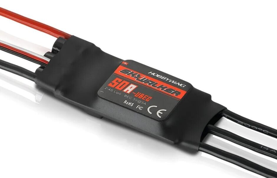 Hobbywing Skywalker 50A Brushless ESC With BEC For RC Airplane Speed controller