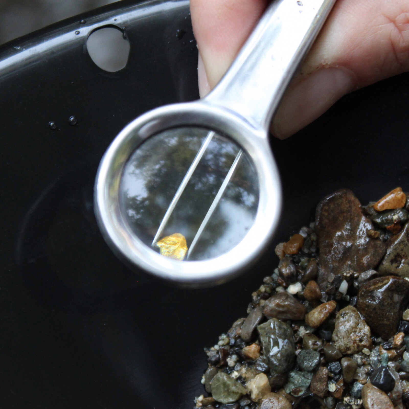 ASR Outdoor Deluxe 50" Aluminum Folding Sluice Box Gold Panning Backpack Kit