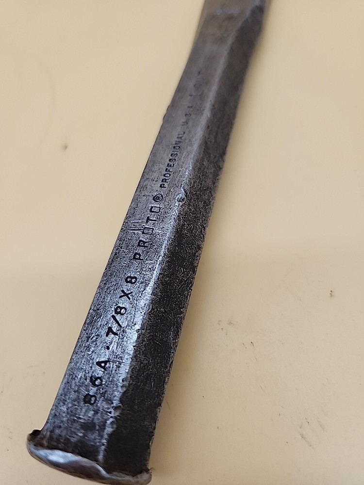 Proto Cold Chisel 86A. 7/8×8" Inch Cut Shank 1/2"