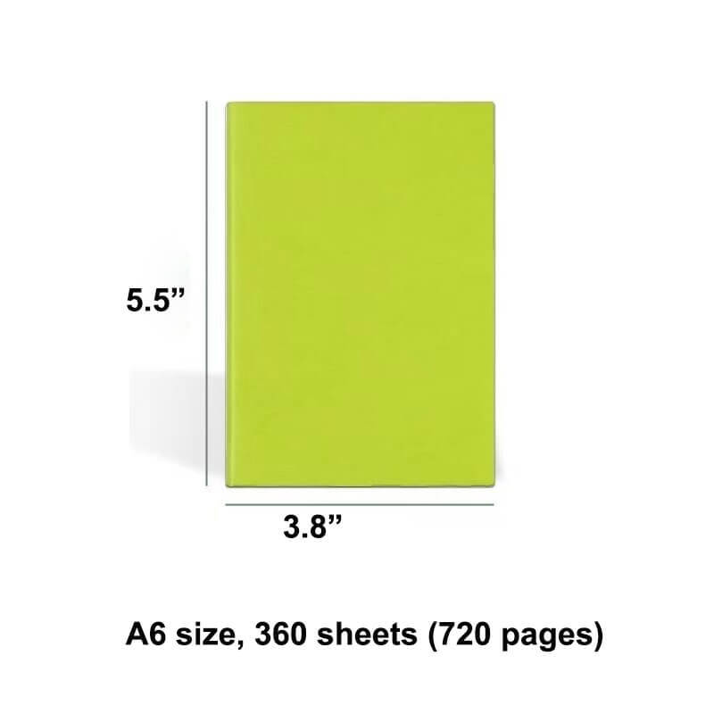 720 Pages Extra Thick Soft Cover Blank\ Empty Notebook Journal for Doodles A6