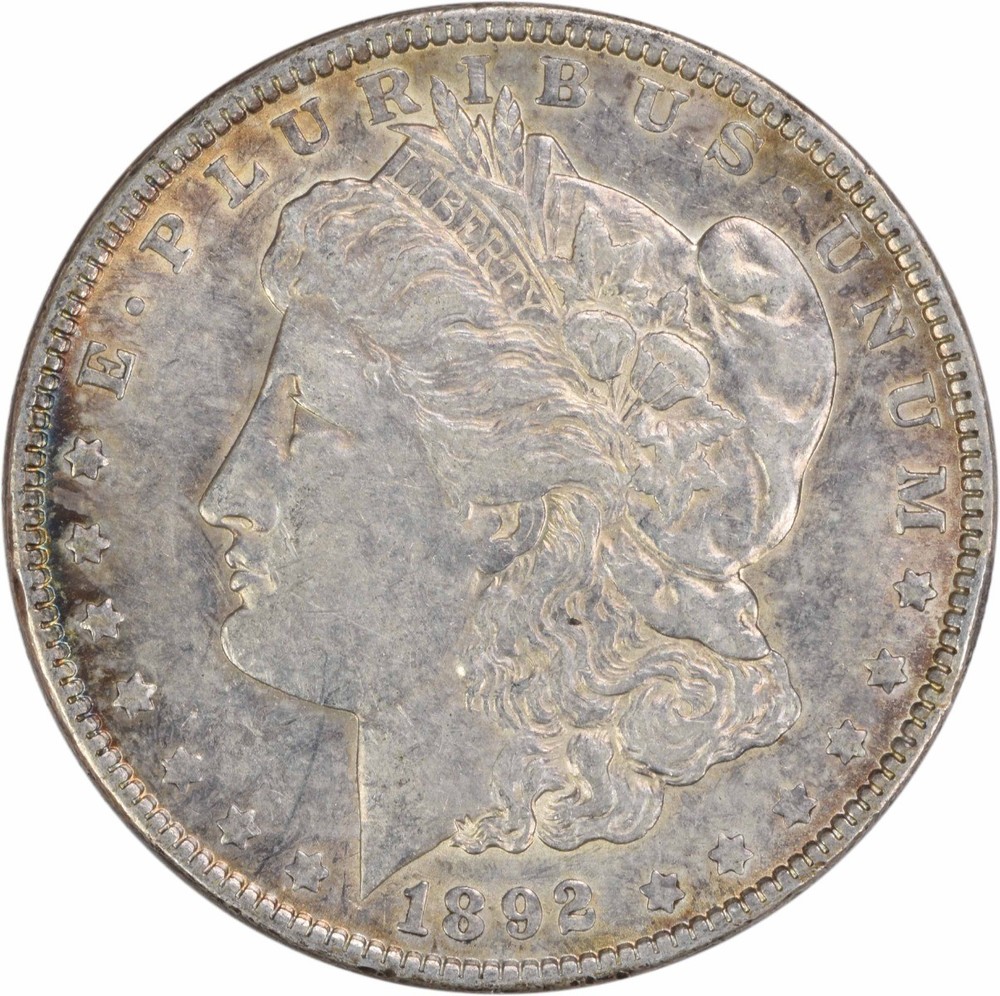 1892 Morgan Silver Dollar EF Uncertified #343