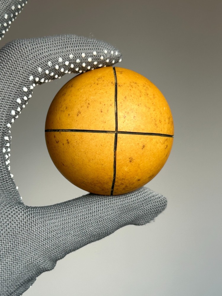 Vintage old soviet billiard balls USSR billiard.