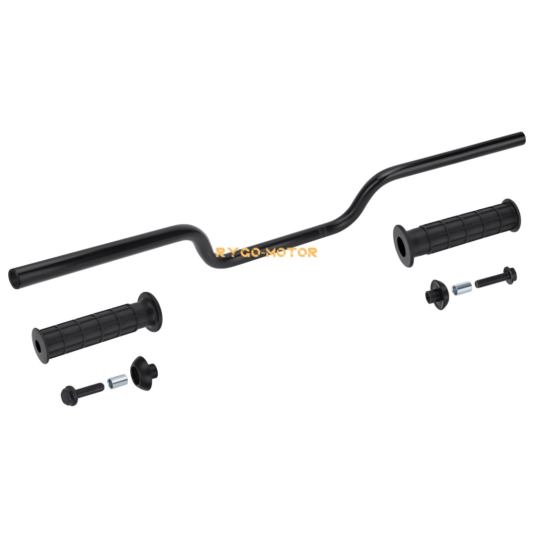 Handlebar & Grips w/ Bar End for Honda ATC200X ATC250R ATC350X 1983 1984-1987