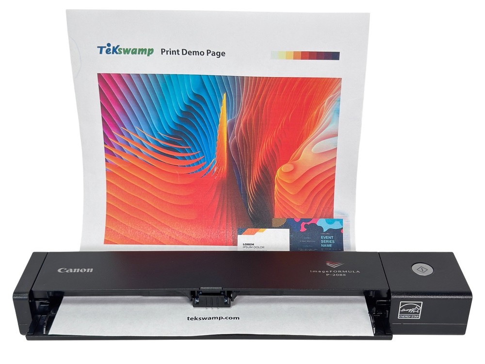 NEW Canon imageFORMULA P-208II Portable Personal Duplex Document Scanner