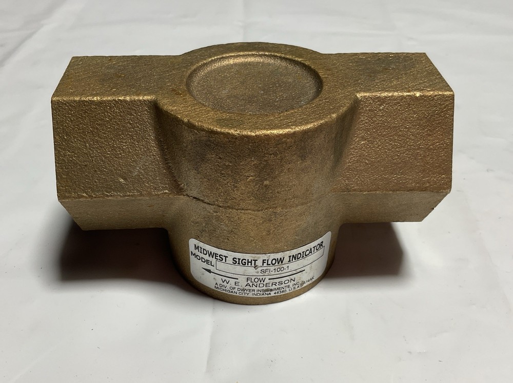 W.E. Anderson SFI-100-1 Midwest Sight Flow Indicator