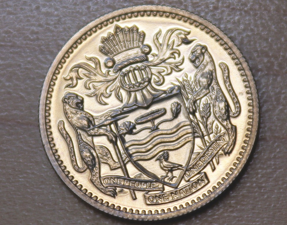 1967 Guyana 10 Cents Proof