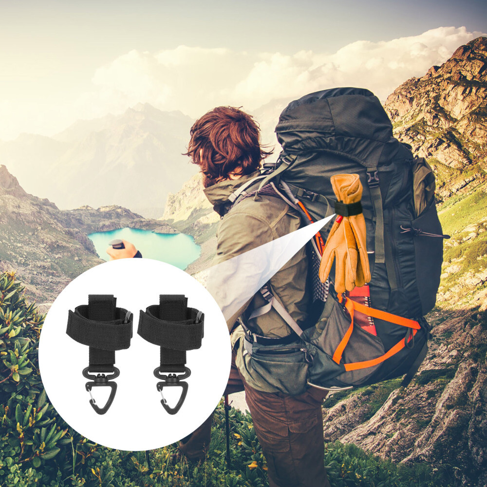 Professional Glove Holders Multi-function Glove Leashes Camping Molle Straps