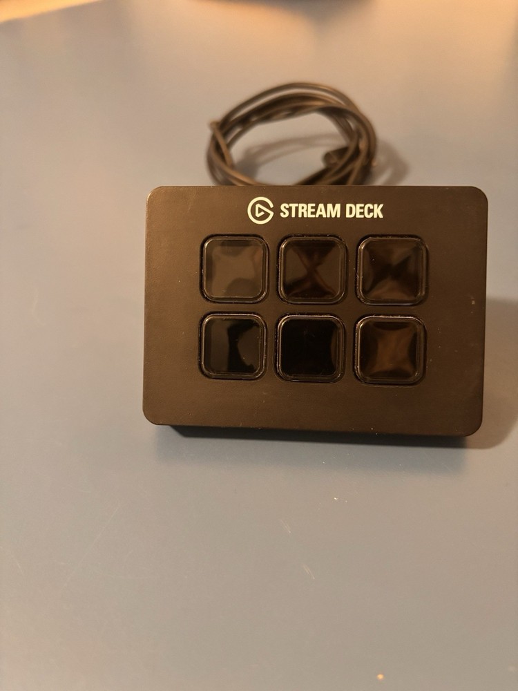 Stream Deck Mini Compact 6-Key Control Pad Black