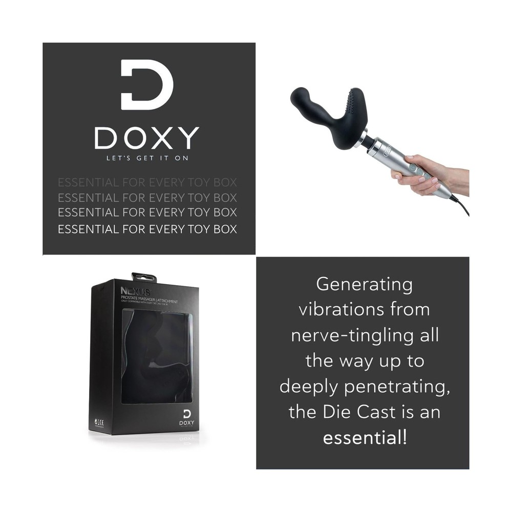 Doxy 3 Prostate Massager – Interchangeable Silicone Attachment for Doxy Nu