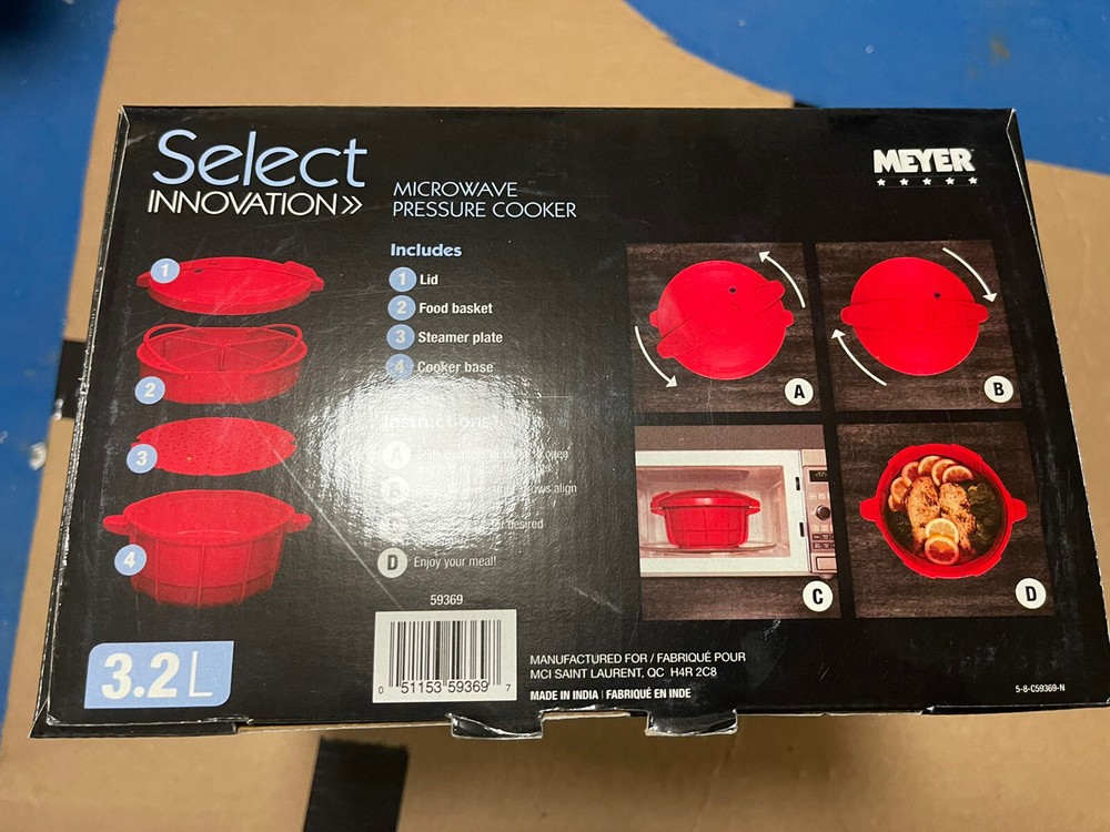 Meyer Seect Innovation 3.2L microwave pressure cooker