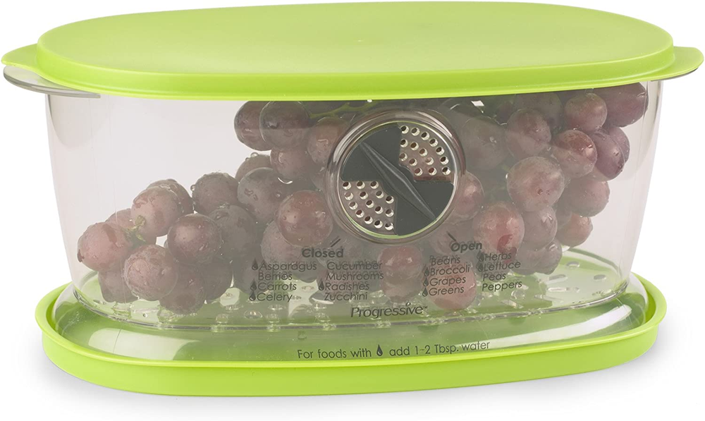 Prepworks by Progressive Fresh Fruit & Vegetable Keeper,Green