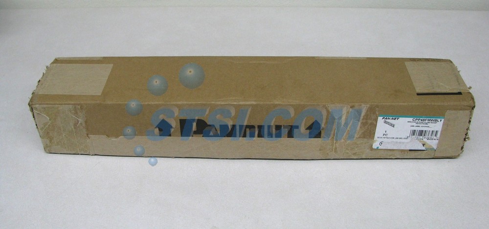 Panduit CPP48FMWBLY 48-Port Flush Mount Patch Panel ~STSI