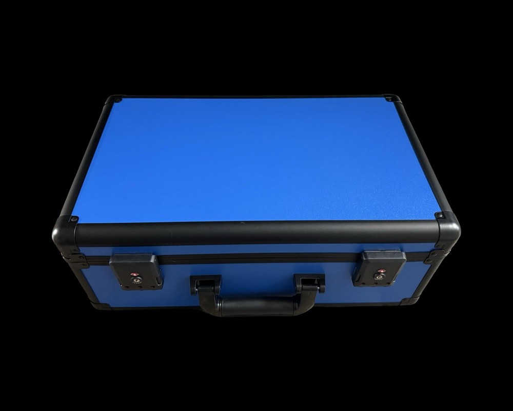 Graded Card Case Box PSA/BGS Slabs Storage TSA Locks Blue