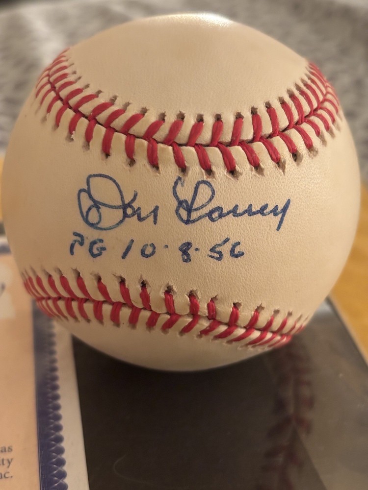 DON LARSEN AUTHENTIC SIGNED BASEBALL