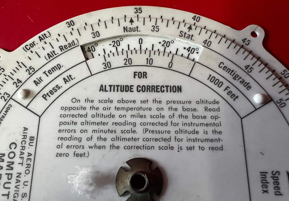 .US NAVY Bu AERO MARK 8 AIR NAVIGATION COMPUTER