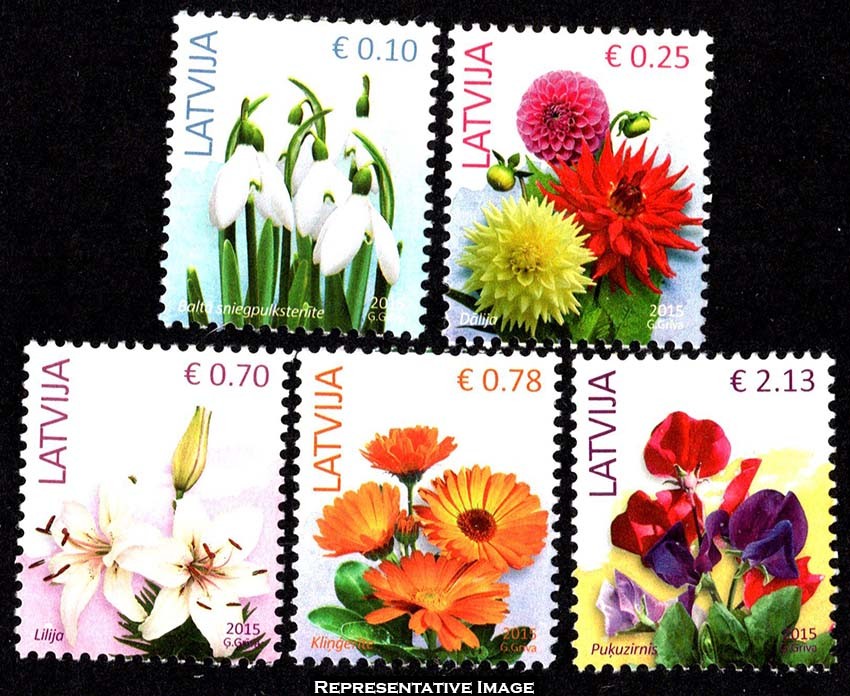 Latvia Scott 895-899 Mint never hinged.