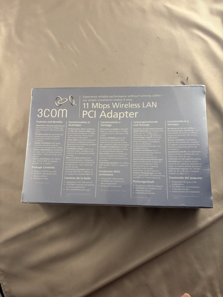 3Com 11Mbps Wireless LAN PCI Adapter 3CRDW696