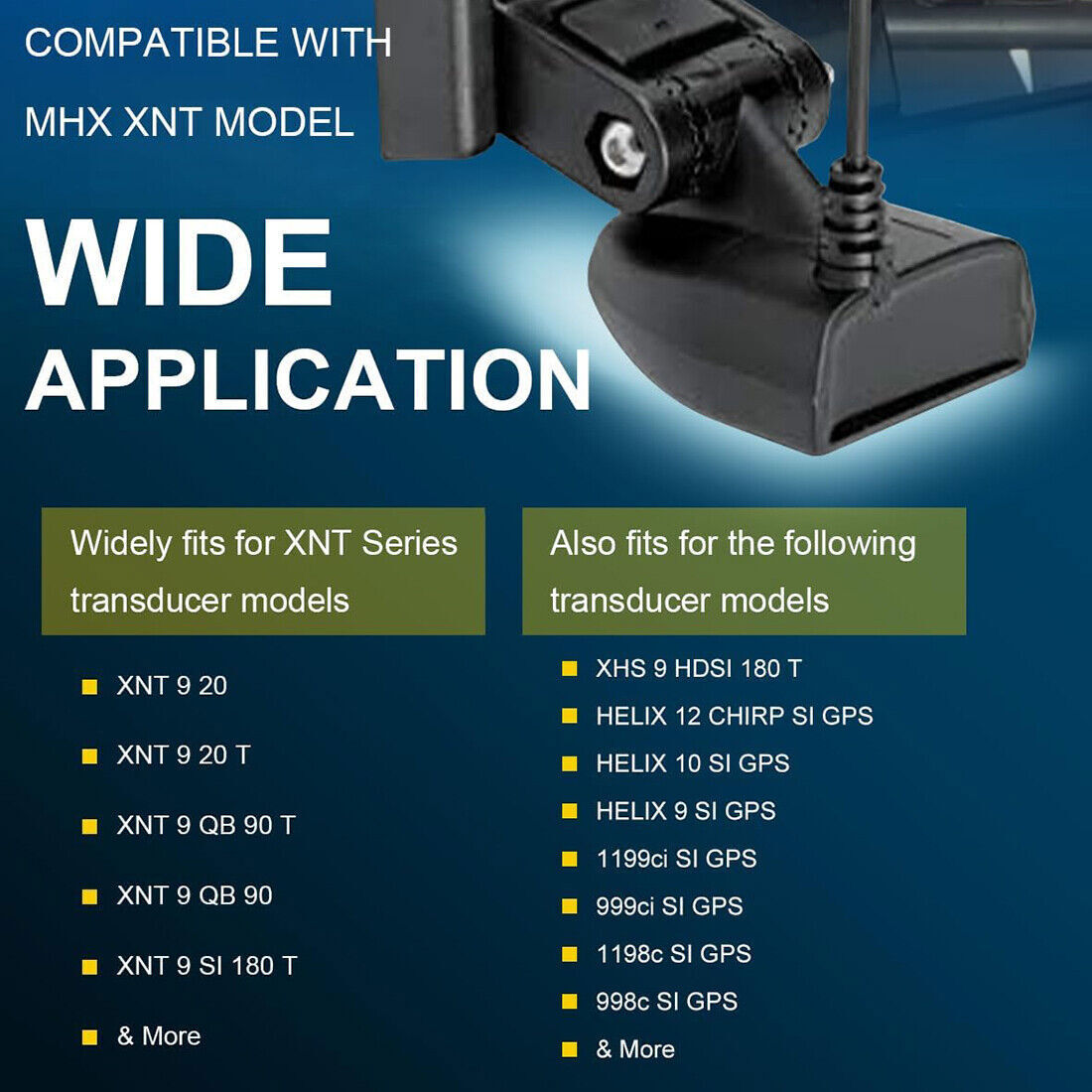 For Humminbird 740093-1 Transducer Mount MHX XNT Hardware Transom Mount Bracket