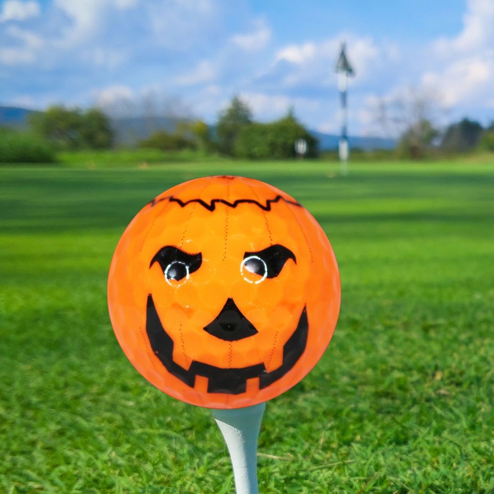 Jack-O-Lantern Golf Balls 12 Pack - Perfect Gift Idea!