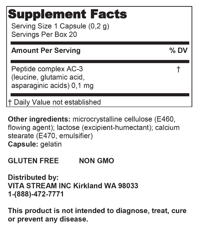 Ovagen - Liver Peptide Complex 20 capsules