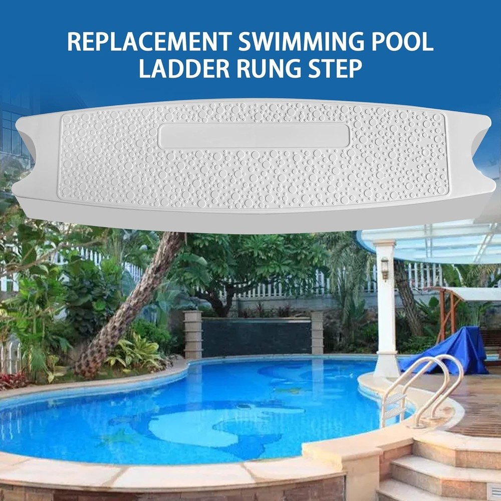 3PCS 18" Universal Pool Ladder Steps Replacement,Heavy-Duty Molded Plastic