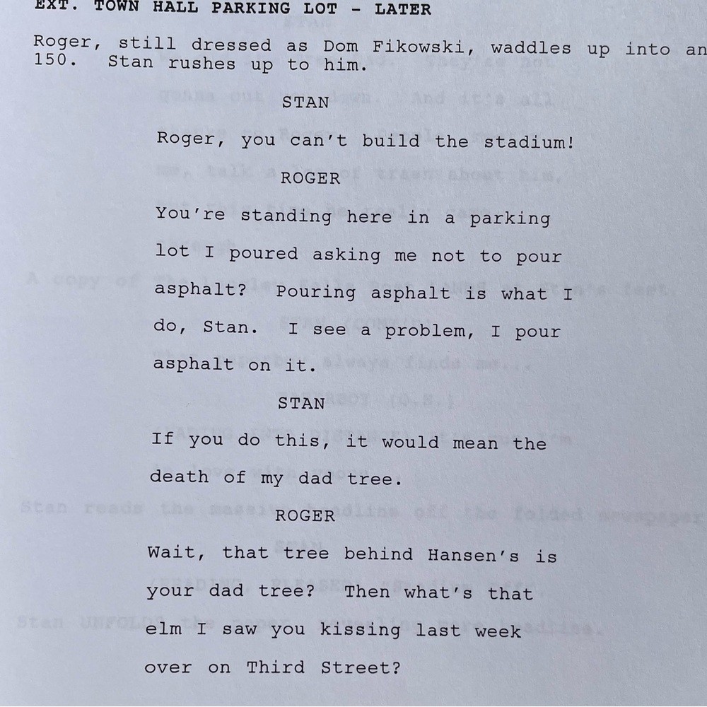 American Dad Scott Grimes Steve Smith 2014 Production Used Table Draft Script