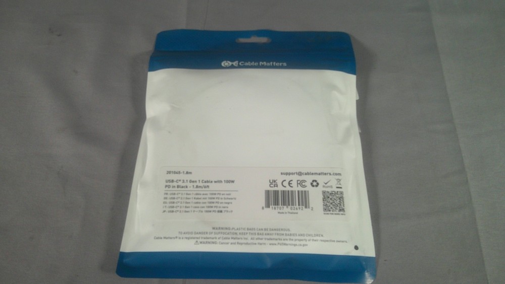 CABLE MATTERS 201045-1.8M NEW