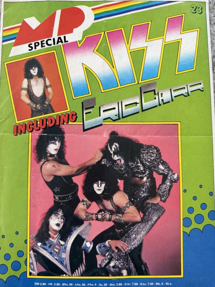 KISS 1981 MUZIEK PARADE MAGAZINE MP GENE PAUL ACE ERIC AUCOIN VINTAGE VERY RARE