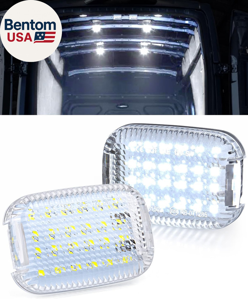 2 Transit Interior Cabin Courtesy Lights Cargo Load Space Area Dome Lights Repla