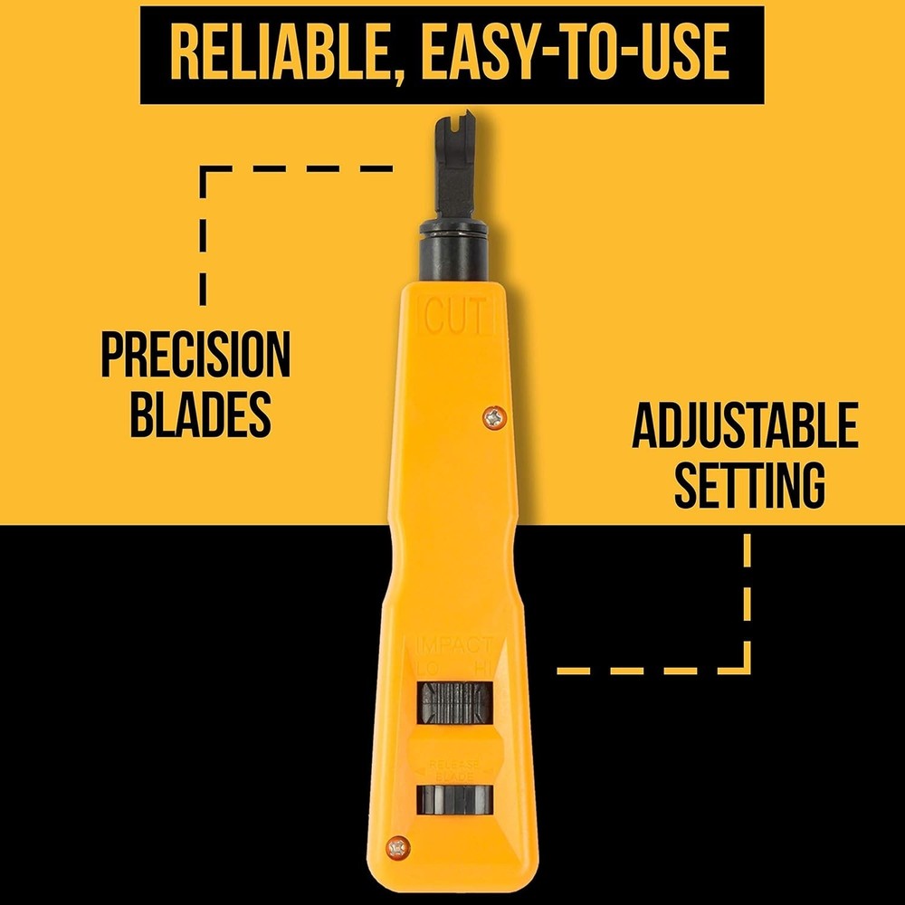 High-Quality Network Tool Kit with Portable Case for Ethernet Installation Tasks
