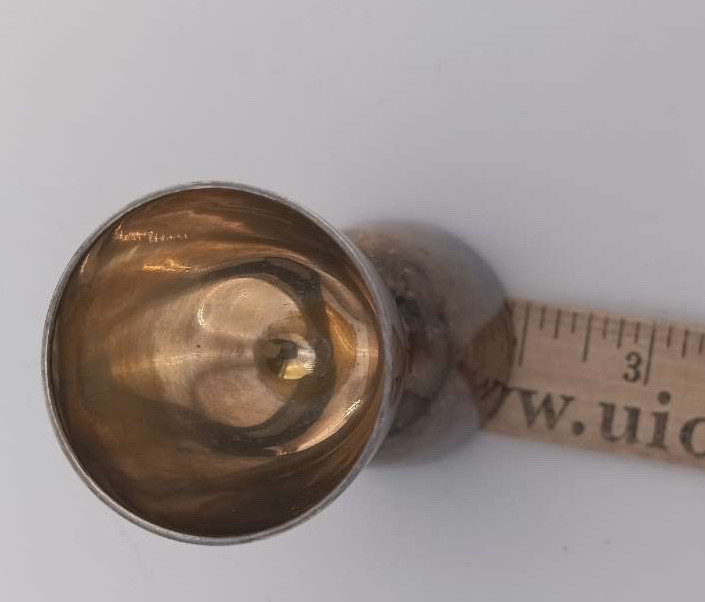 Vintage Silverplate Double Jigger or Small Communion Chalice – Unmarked