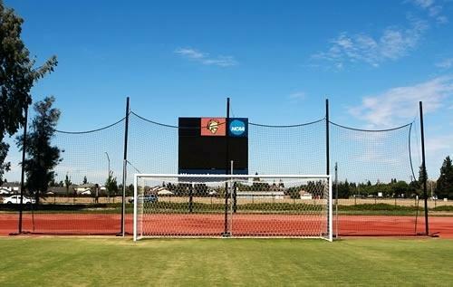 8' x 4' Soccer Basketball Barrier Backstop Net Black Square Nylon 4" Mesh #36