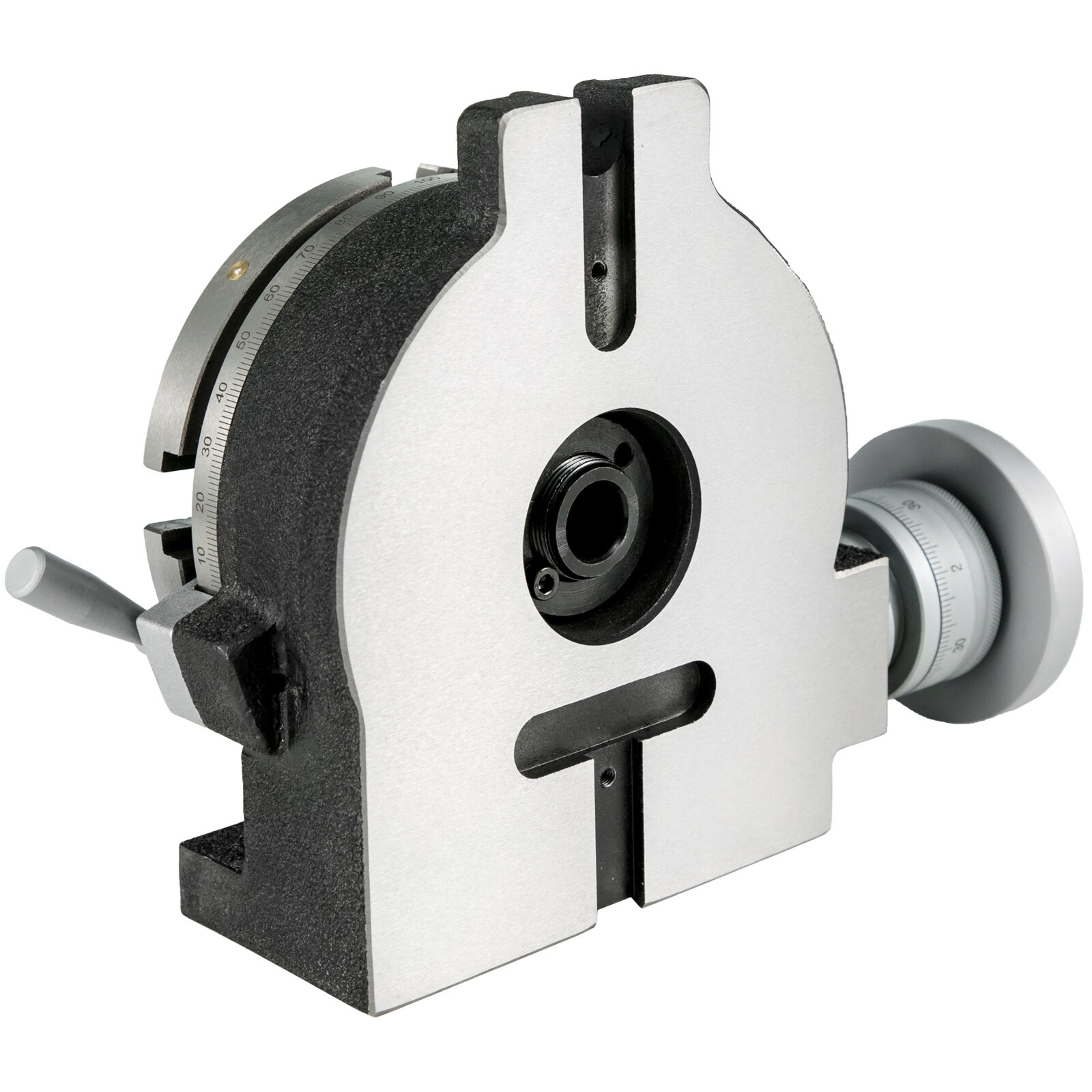 Rotary Table 6" 4-Slot Horizontal Vertical Dividing Plates for Milling Machine