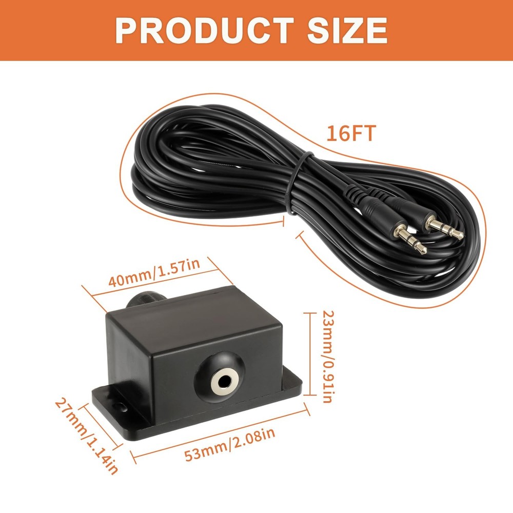 JAMHER Universal Car Amplifier Level Controller Car Audio Control Knob Sub Am...