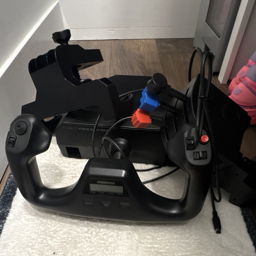 Logitech Flight Yoke System Simulator