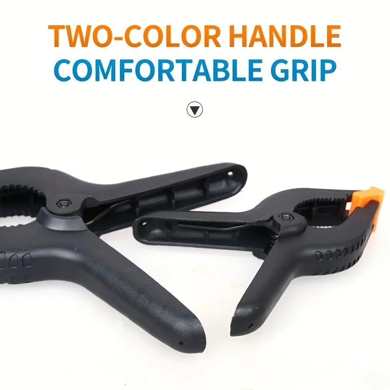 Adjustable Woodworking Spring Clamps Plastic Carpentry Tool Set